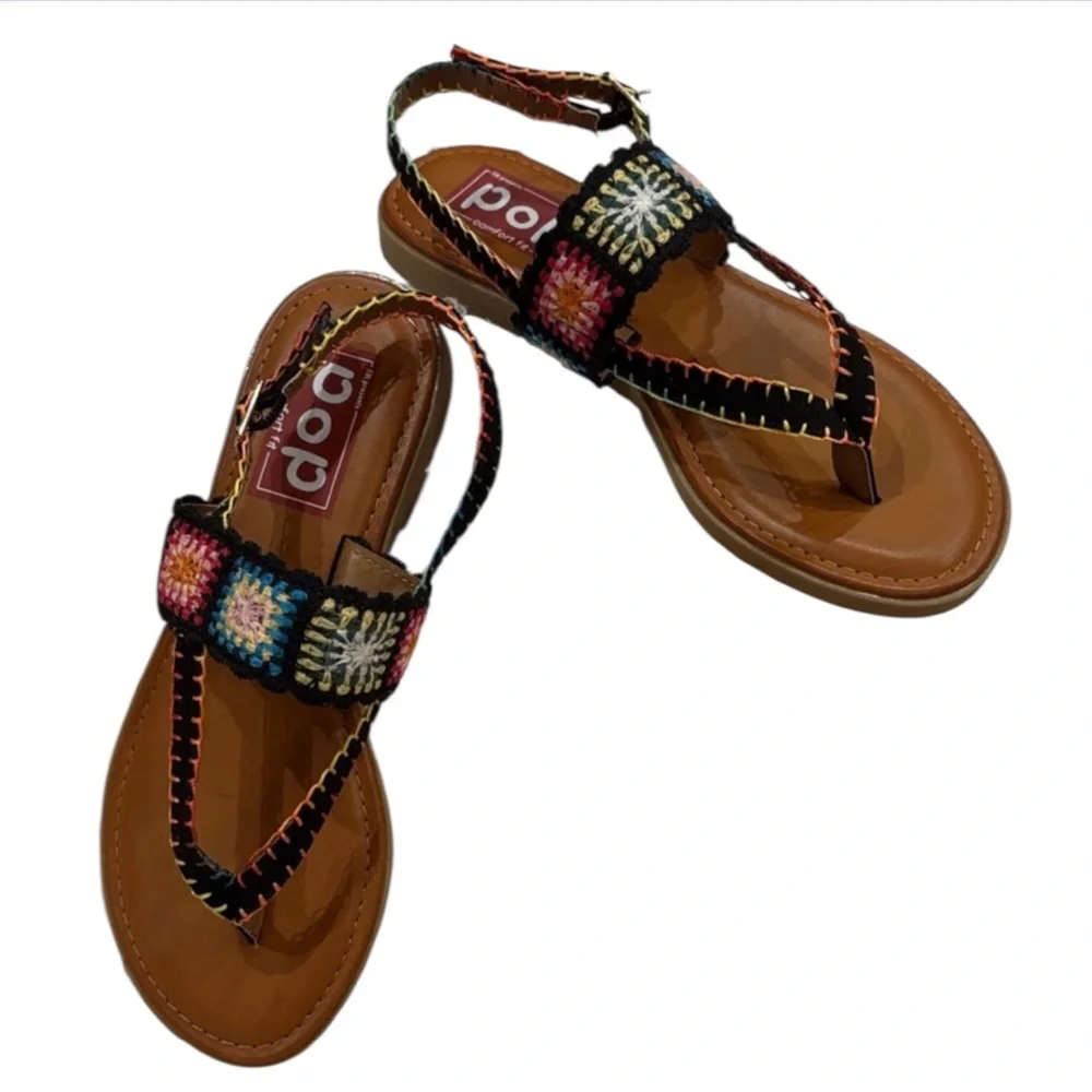 Boho Chic Multicolor Sandals
